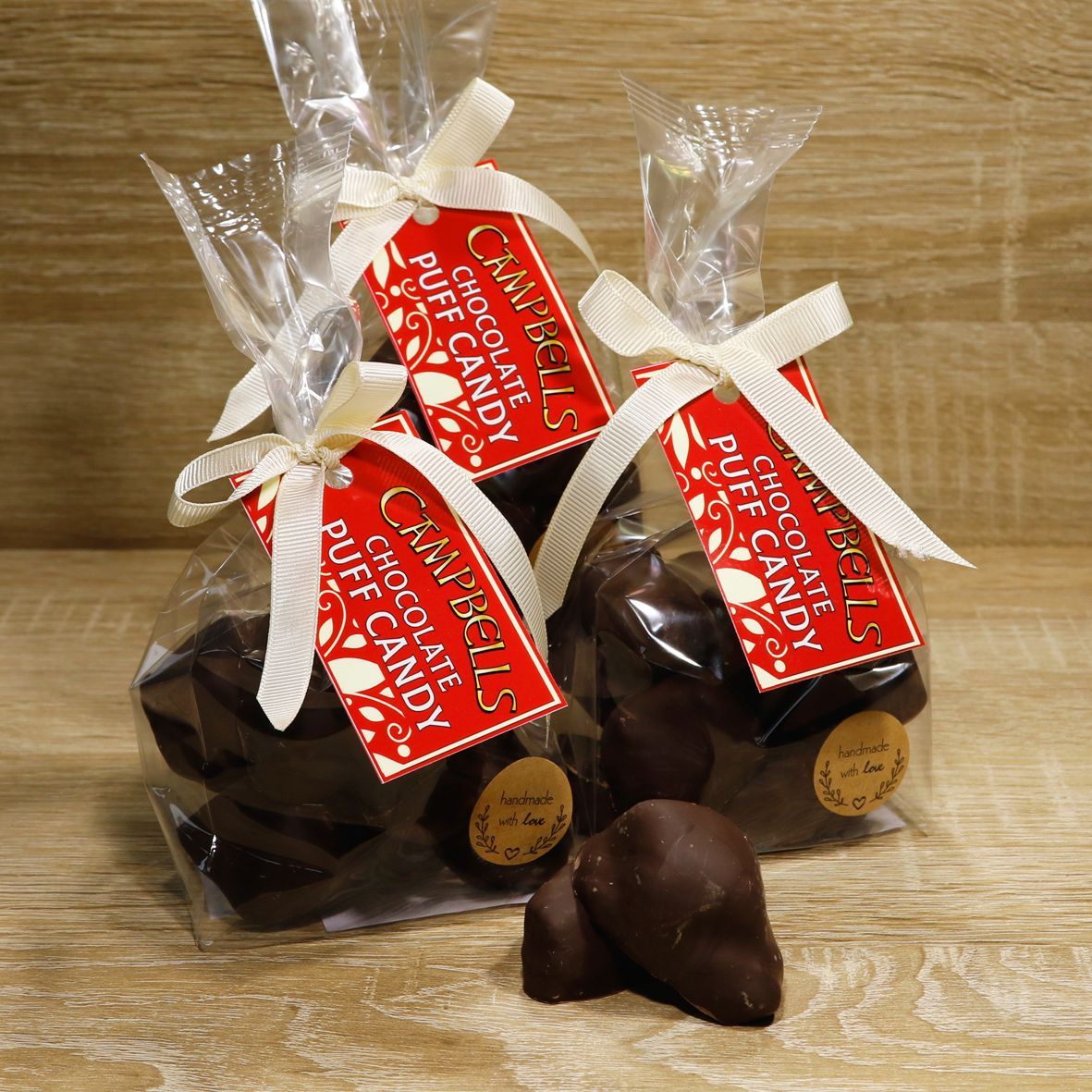 Puff Candy in Dark chocolate
