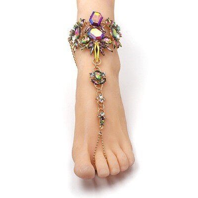Bohemian Crystal Anklets & Bracelet