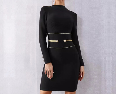 Bardot Black Dress