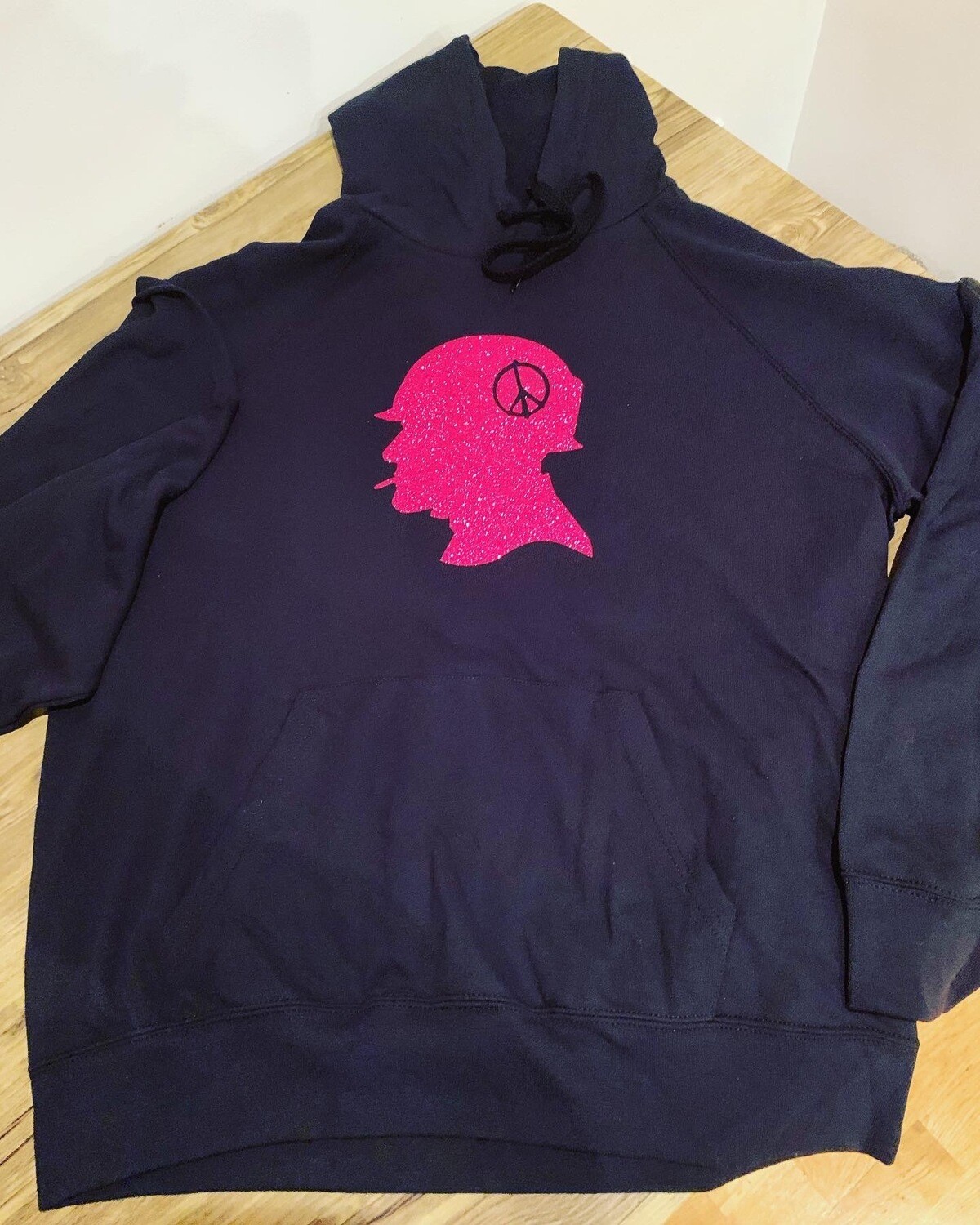 Peace Glitter Hoodies