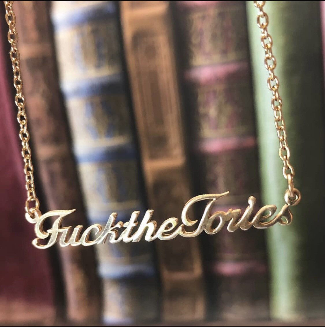 F*ck The Tories Necklace