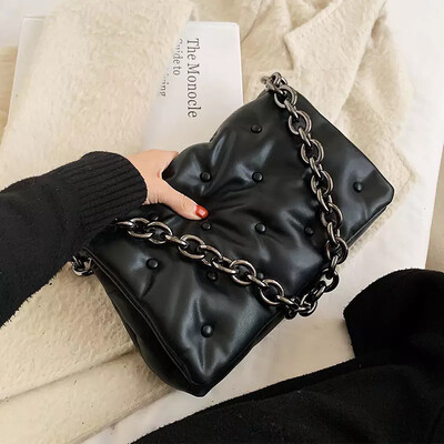 Studded Soft Leather Bag