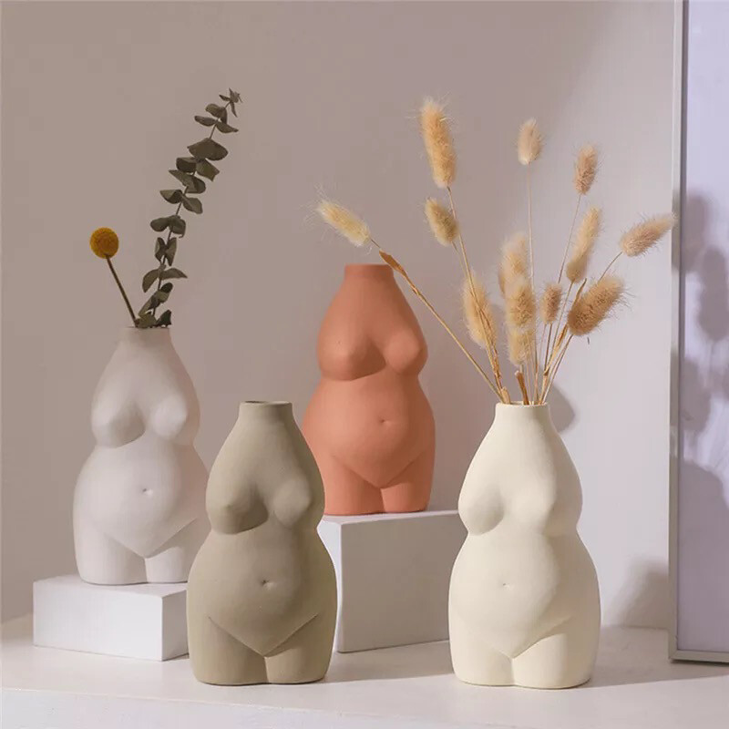 Body Sculpt Ceramic Vase
