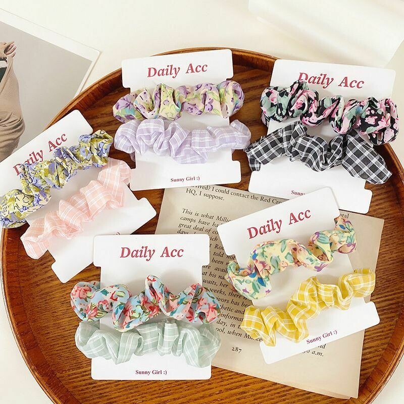 Scrunchies florales