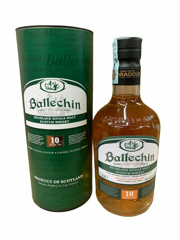 Ballechin 10yo Heavily Peated Scotch Whisky 70cl 46% Ballechin 10yo Heavily Peated Scotch Whisky 70cl 46%