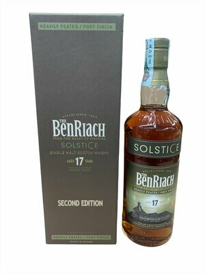 The Benriach 17yo Solstice Scotch Whisky "Second Edition" 70cl 50%