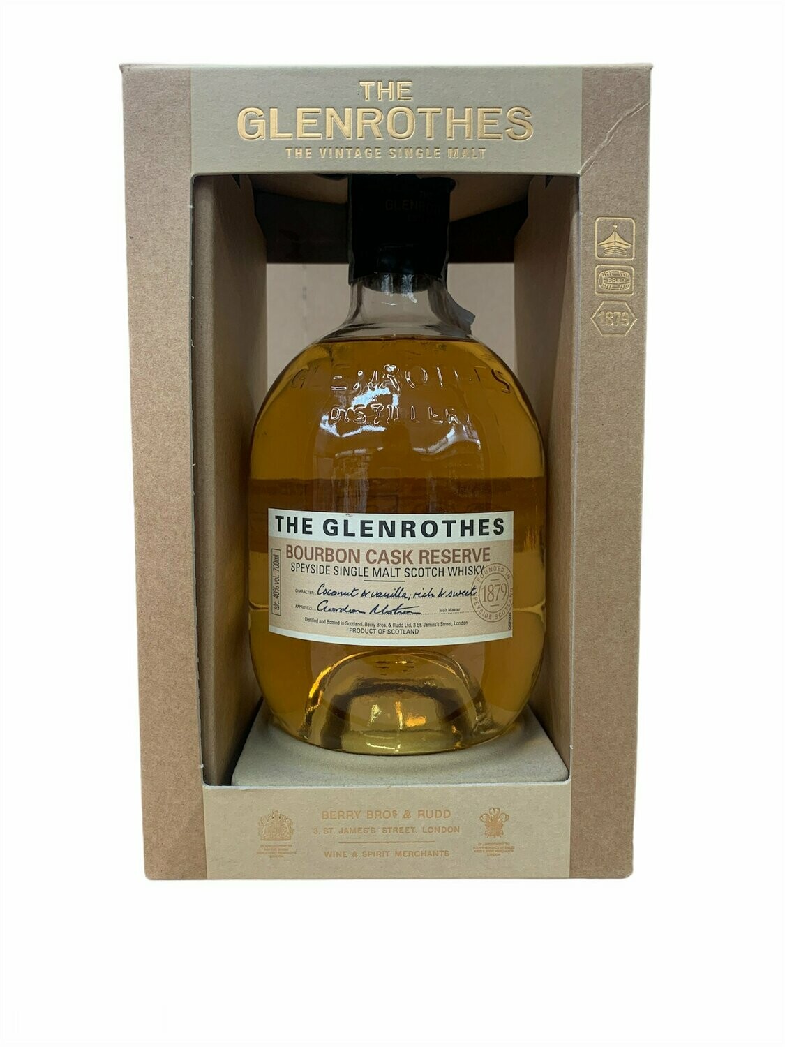 The Glenrothes Bourbon Cask Reserve Scotch Whisky 70cl 40%