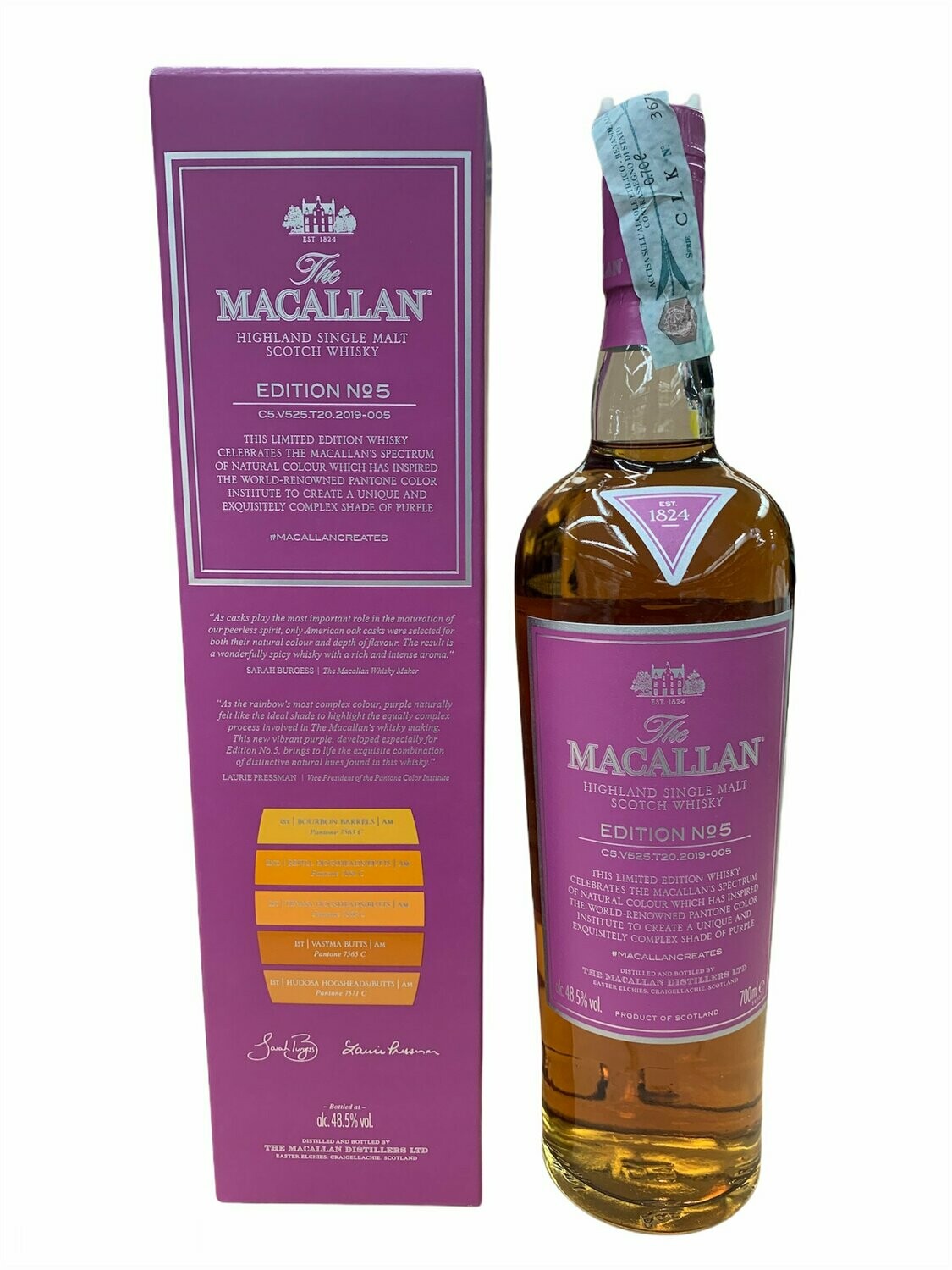 The Macallan Edition N°5 Scotch Whisky 70cl 48,5%