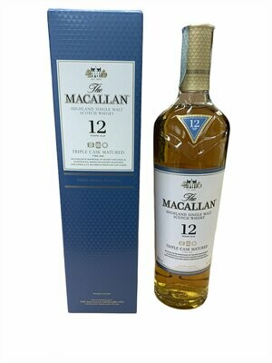 The Macallan 12yo Triple Cask Matured Scotch Whisky 70cl 40%