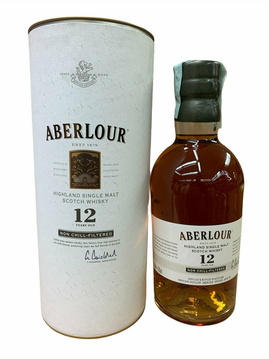 Aberlour 12yo Non-Chill Filtered Scotch Whisky 70cl 48%