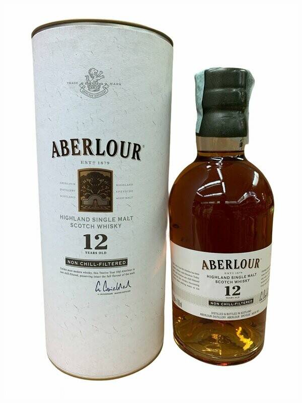Aberlour 12yo Non-Chill Filtered Scotch Whisky 70cl 48%