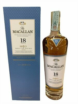 The Macallan 18yo Triple Cask Scotch Whisky 70cl 43%