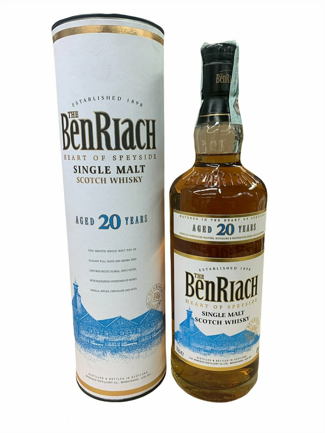The Benriach 20yo Scotch Whisky 70cl 46%