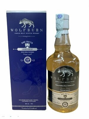 Wolfburn Langskip Scotch Whisky 70cl 58%