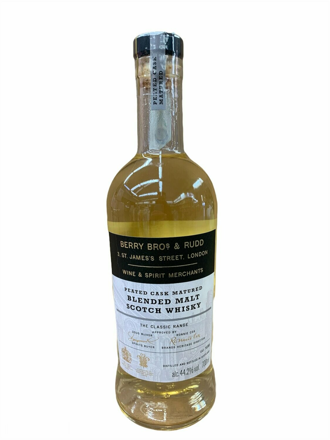 Berry Bros & Rudd Peated Cask Matured Scotch Whisky 70cl 44,2%