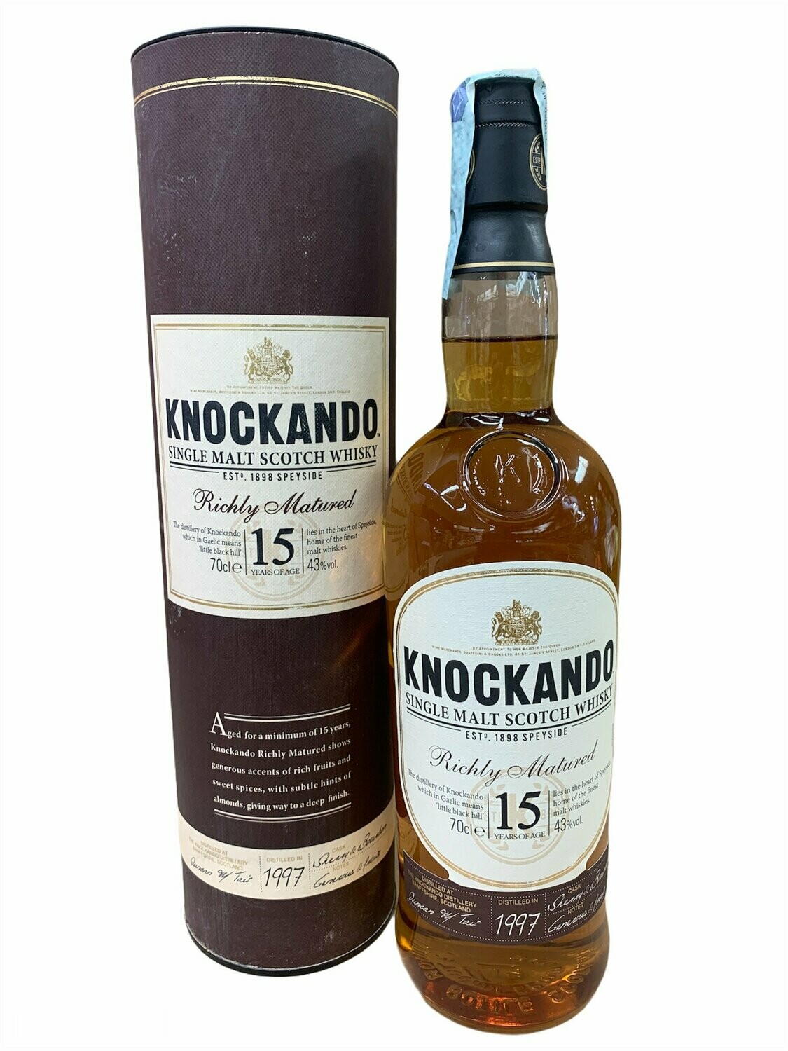 Knockando 15yo Scotch Whisky 70cl 43%