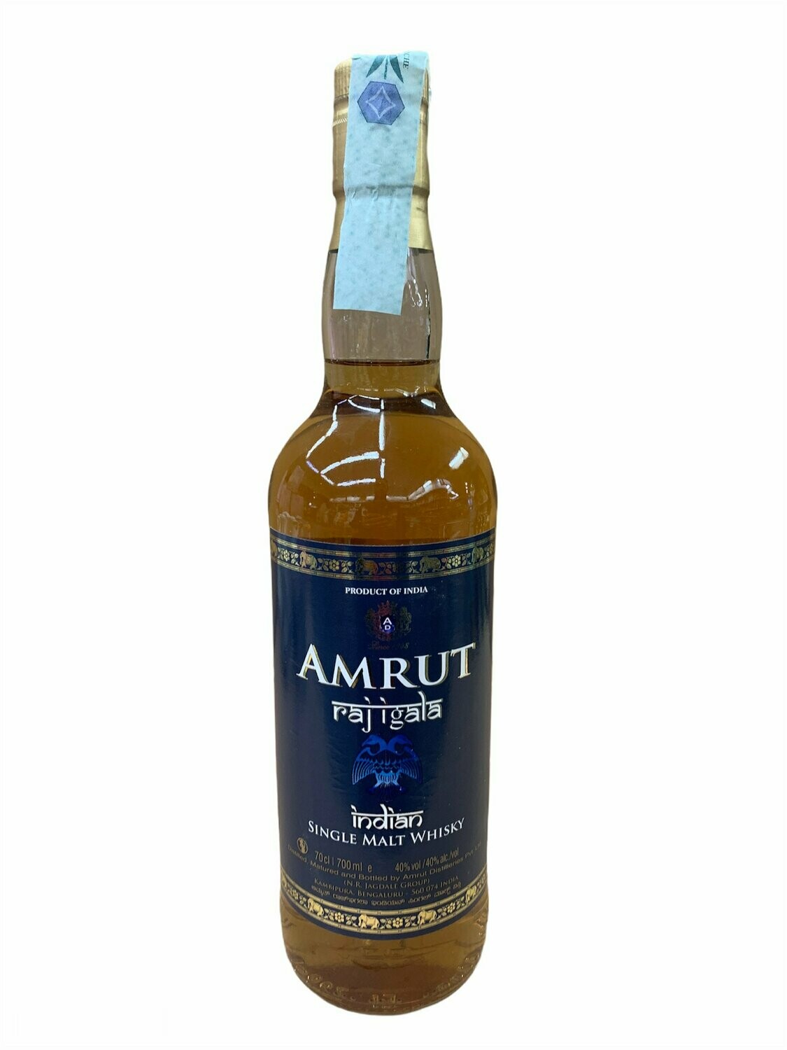 Amrut Raj Igala Indian Whisky 70cl 40%