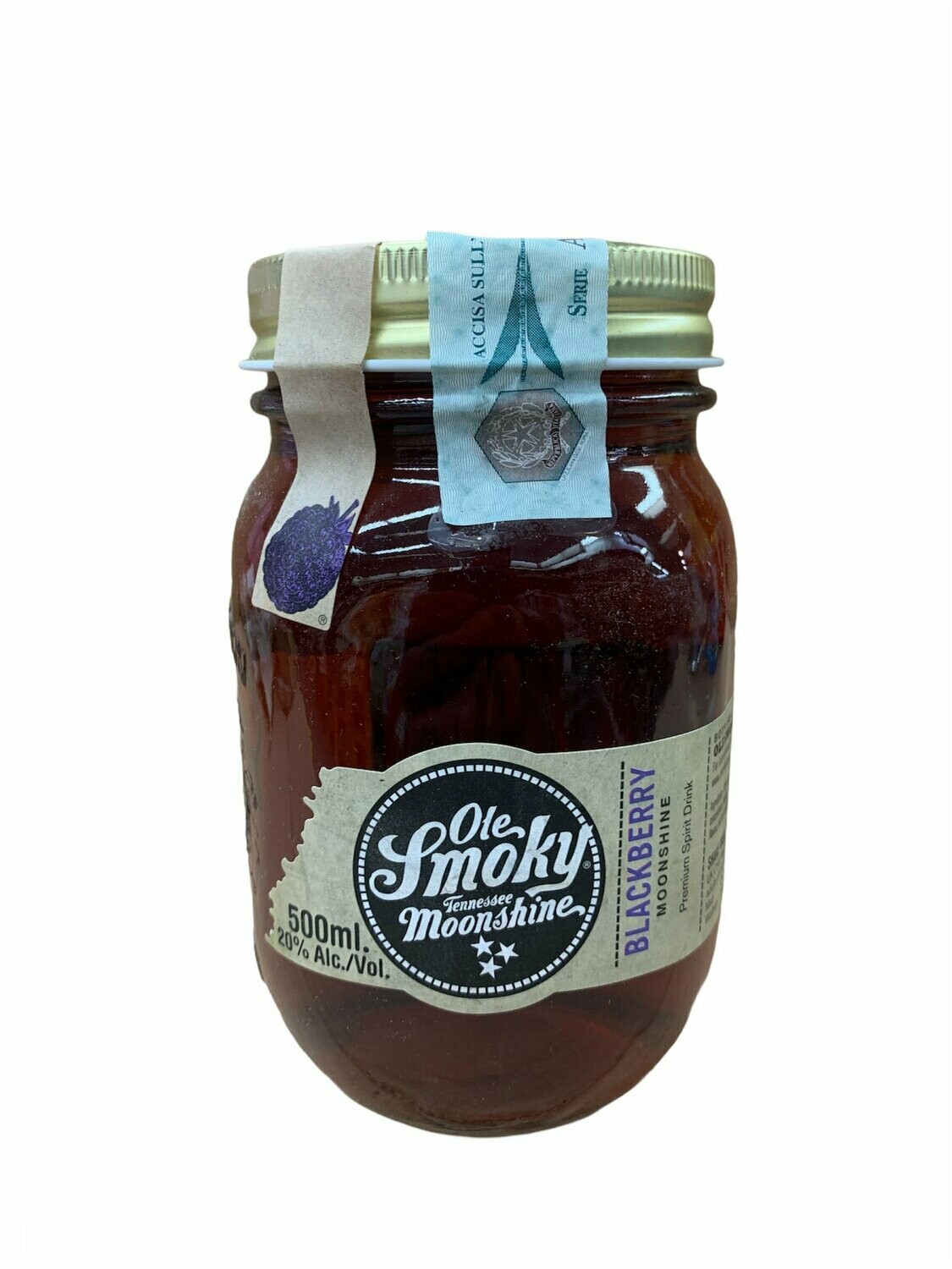 Ole Smoky Moonshine "Blackberry" Whiskey 50cl 20%