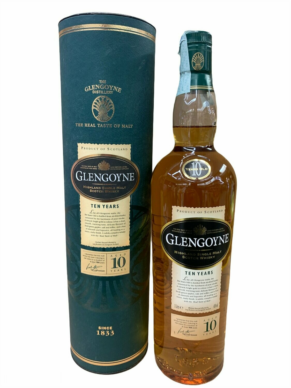 Glengoyne 10yo Scotch Whisky 100cl 40%