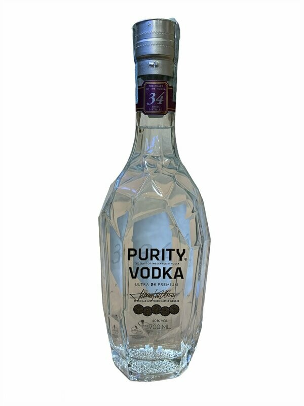 Purity Vodka Ultra 34 Primium 70cl 40%