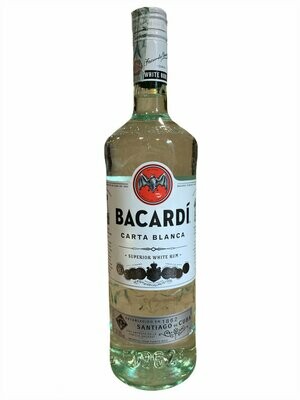 Bacardi White Rum Carta Blanca 100cl 37,5%