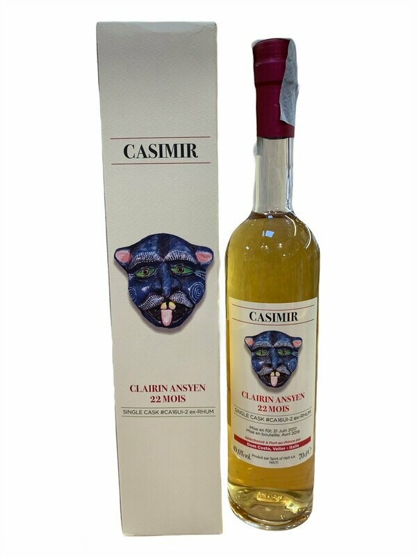 Clairin Ansyen Rum "Casimir" 22 Mois 70cl 49,6%