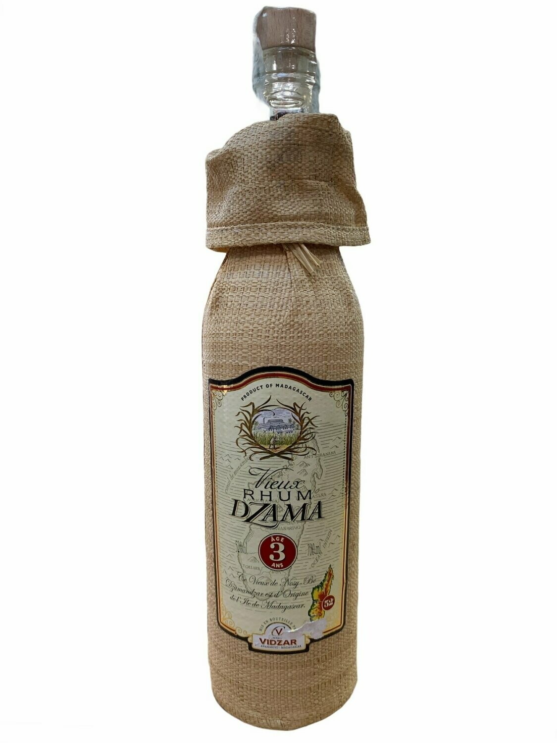 Dzama 3yo Rhum Vieux 70cl 52%