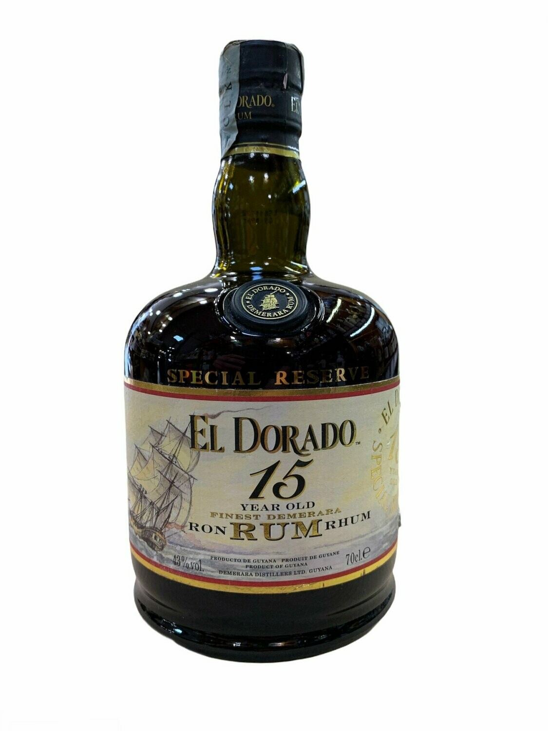 El Dorado Rum 15yo Special Reserve 70cl 43% "Demerara Distillers Ltd"