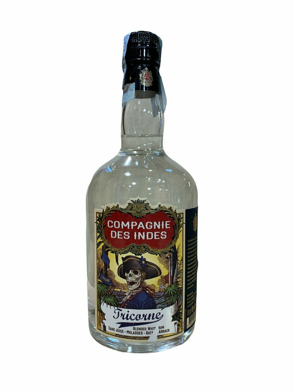 Compagnie des Indes White Rum "Tricorne" 70cl 40%