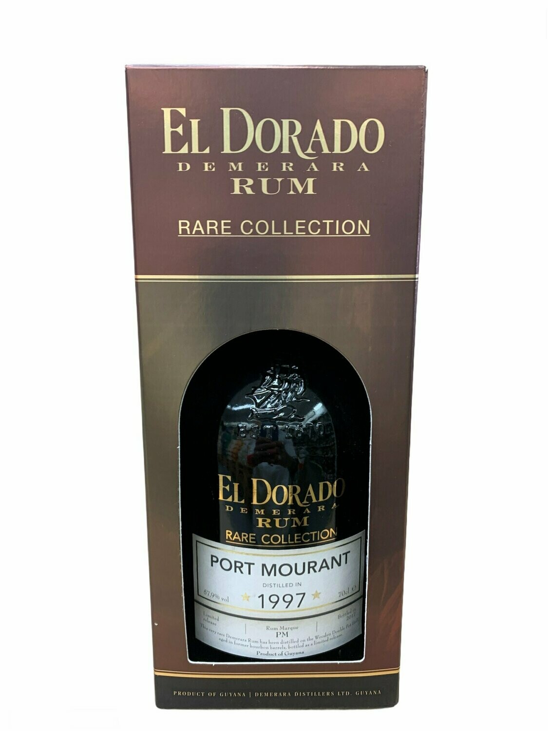 El Dorado Rum Port Mourant 1997 70cl 57,9% "RARE COLLECTION" "Demerara Distillers Ltd"