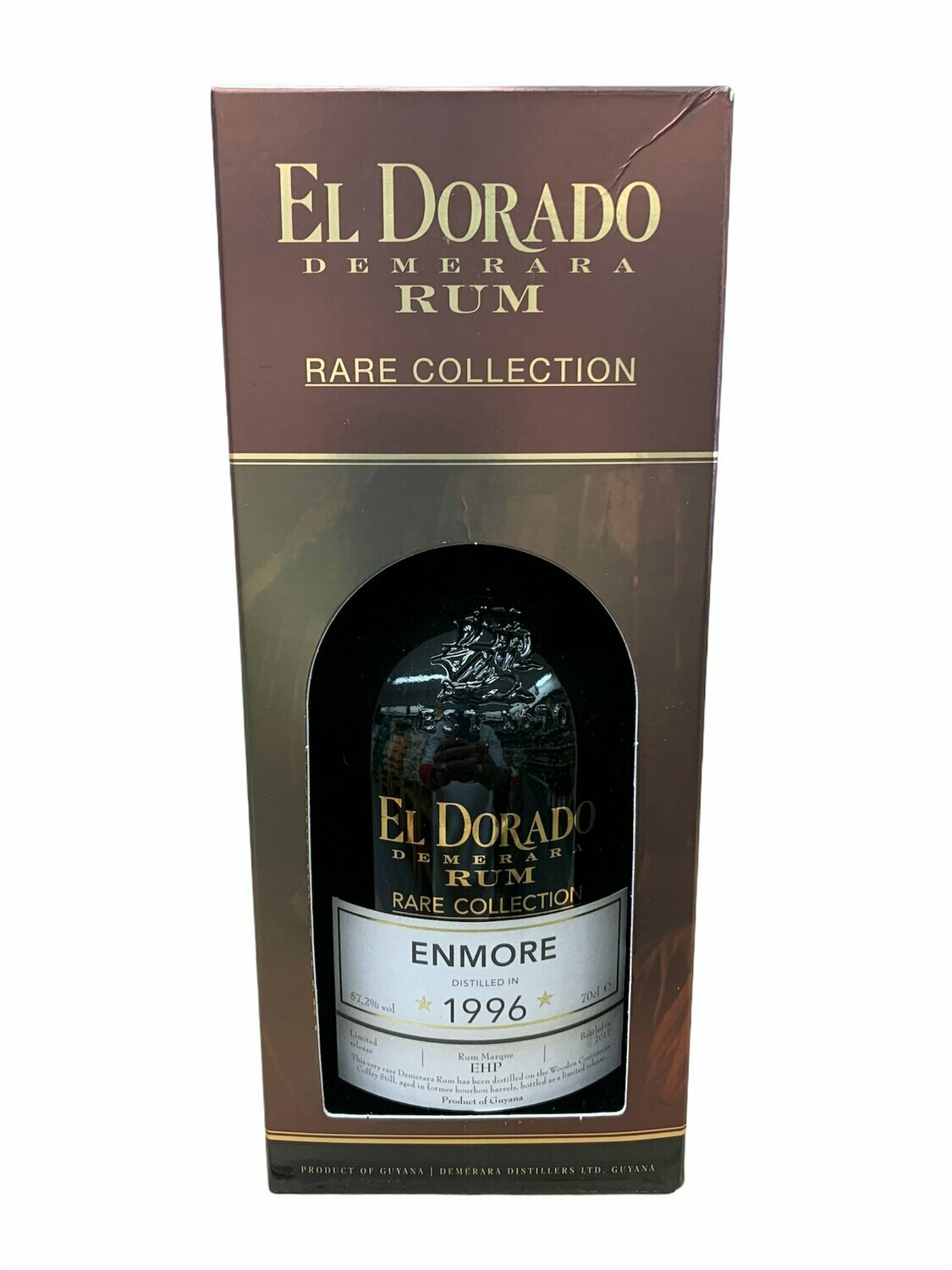 El Dorado Rum Enmore 1996 70cl 57,2% "RARE COLLECTION" "Demerara Distillers Ltd"