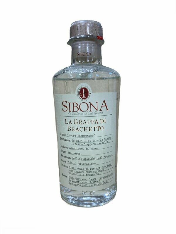 Sibona Grappa di Brachetto 50cl 42%