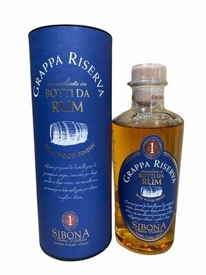 Sibona Grappa Riserva Botti di Rum 50cl 44%