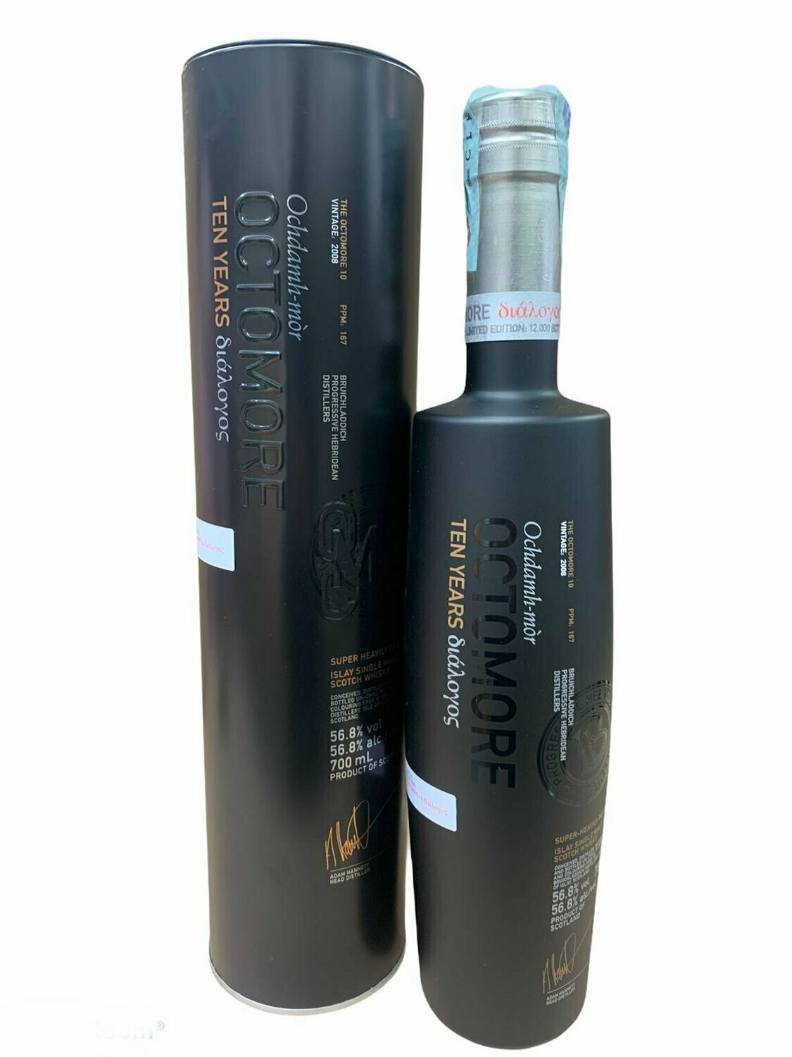 Bruichladdich Octomore 10yo Vintage 2008 70cl 56,8%