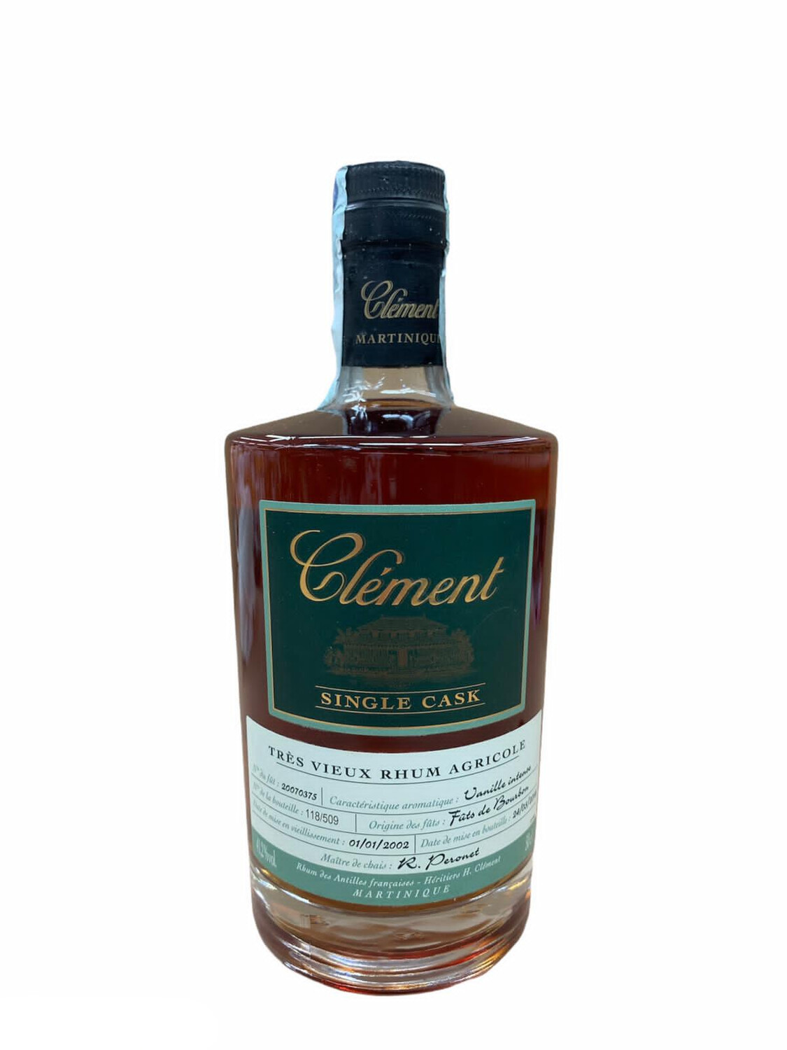 Clement Single Cask Tres Vieux Rhum Agricole 70cl 41,2%