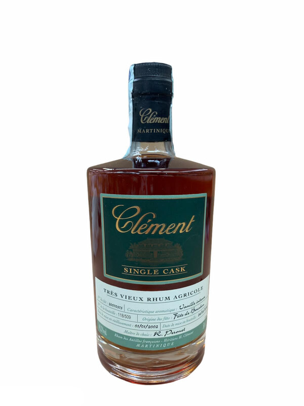Clement Single Cask Tres Vieux Rhum Agricole 70cl 41,2%