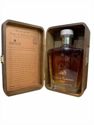 Sibona Grappa di Barbaresco Millesimo 2007 70cl 44%