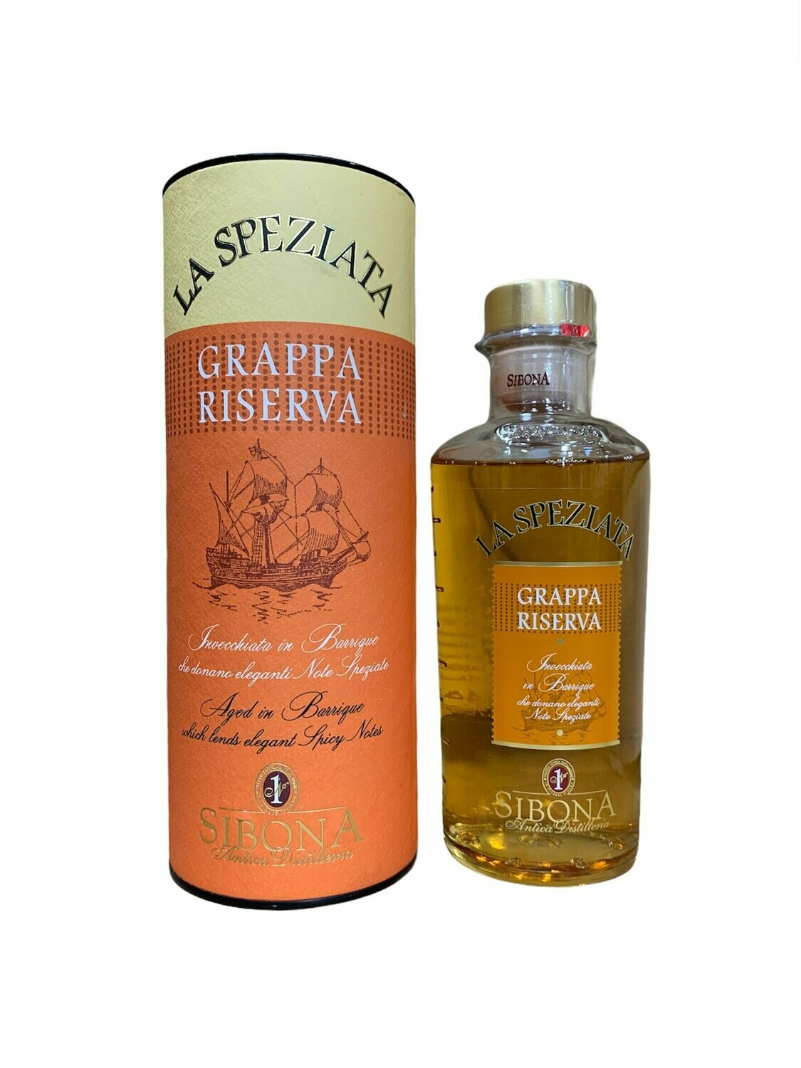 Sibona Grappa Riserva La Speziata 50cl 44%