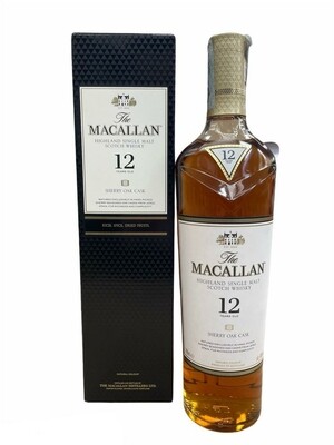 The Macallan 12yo Sherry Oak Cask Scotch Whisky 70cl 40%