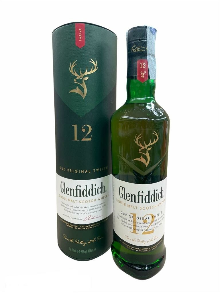 Glenfiddich 12yo Scotch Whisky 70cl 40%