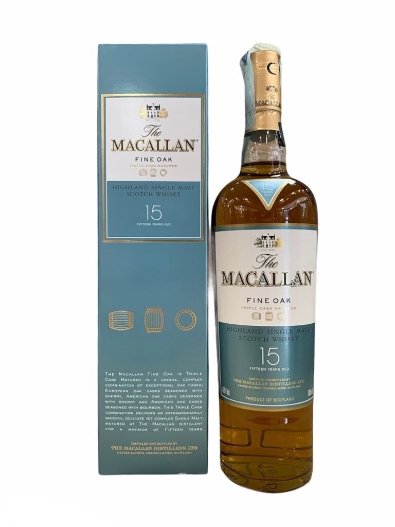 The Macallan 15yo Fine Oak 70cl 43%
