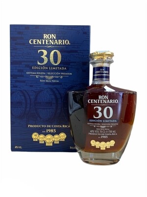 Ron Centenario Rum 30yo "Edicion Limitada" 70cl 40%