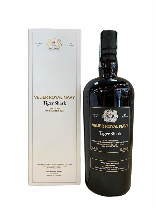 Velier Royal Navy "Tiger Shark" Very Old Pure Vatted Rum 70cl 57,18%