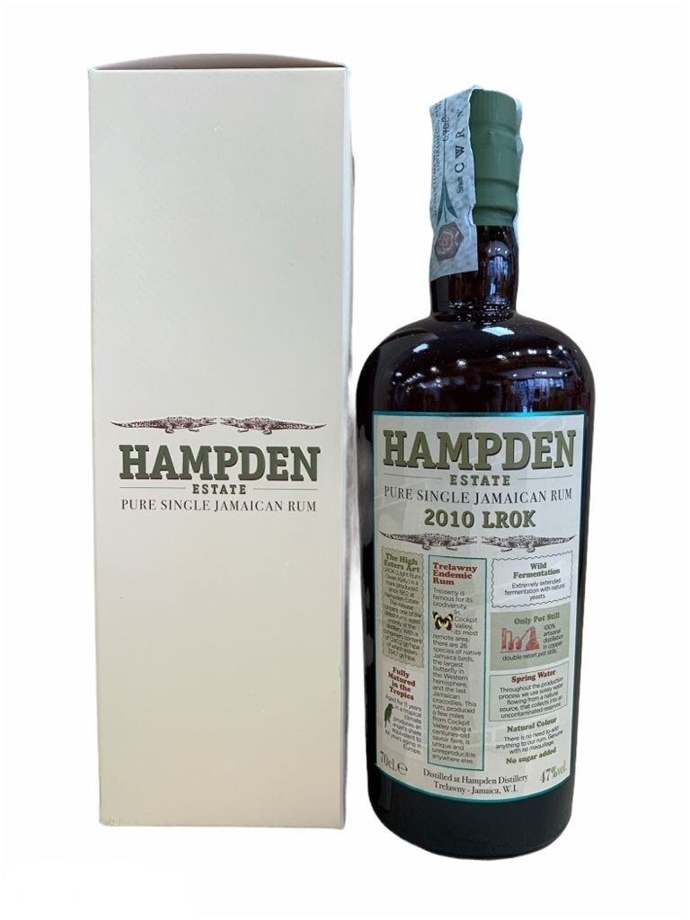 Hampden Estate 2010 LROK Pure Single Rum 70cl 47%