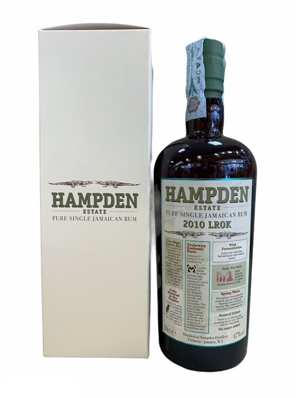 Hampden Estate 2010 LROK Pure Single Rum 70cl 47%