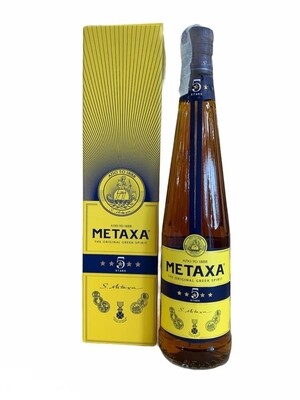 Metaxa 5 Stars The Original Greek Spirit 70cl 38%