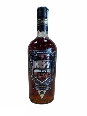 Kiss Detroit Rock Dark Rum 70cl 45%