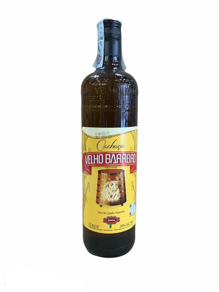 Velho Barreiro Cachaça 100cl 39%