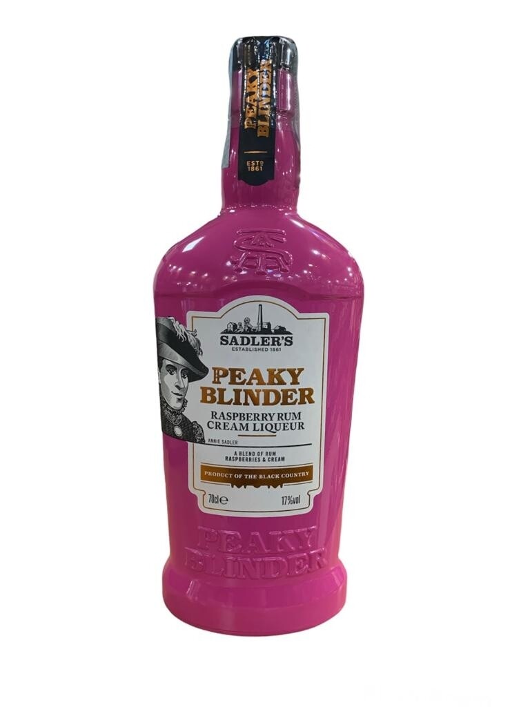 Peaky Blinder Raspberry Rum Cream Liqueur 70cl 17%