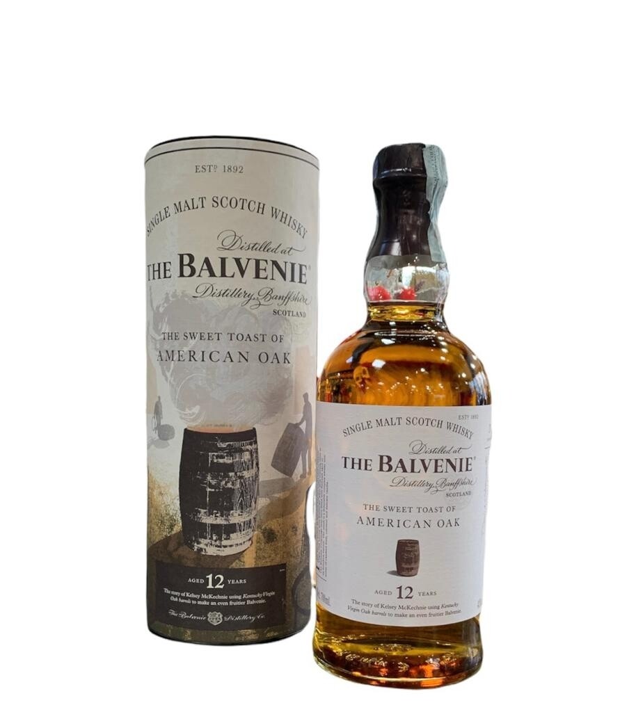 The Balvenie 12yo American Oak Scotch Whisky 70cl 43%